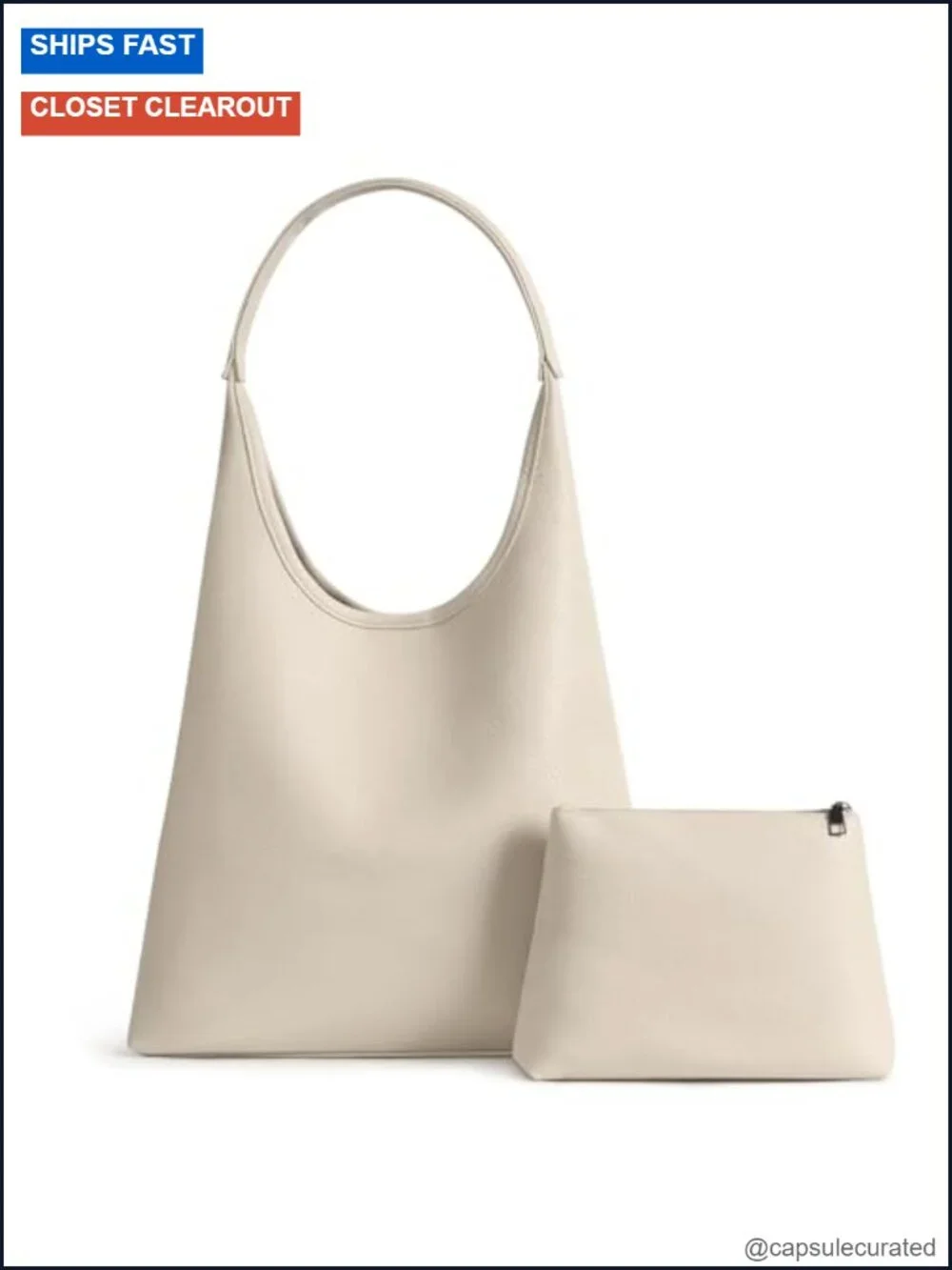 Large Slouchy Hobo Bag for Women Vegan Leather Shoulder Purse Fits 13.6